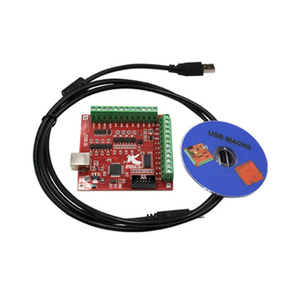 Mach3 Usb Cnc Controller 4 Axis 100Khz - 3 PCS/SET: 1 PCS papan penghubung