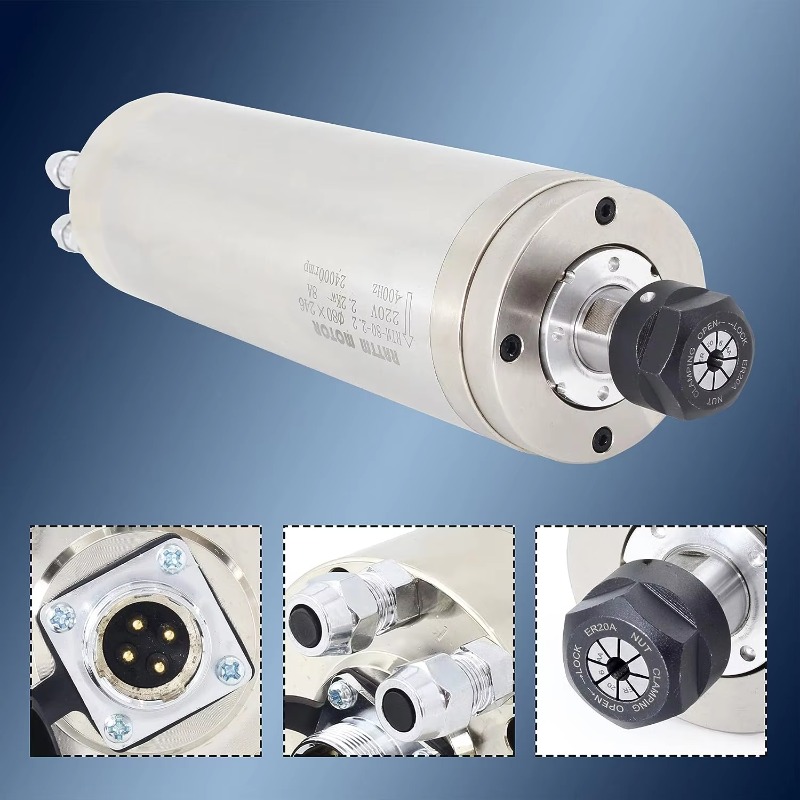 Kit Router CNC, Motor Spindel  - 2.2Kw Water Cooled Spindle Kit Vfd ulasan dan harga