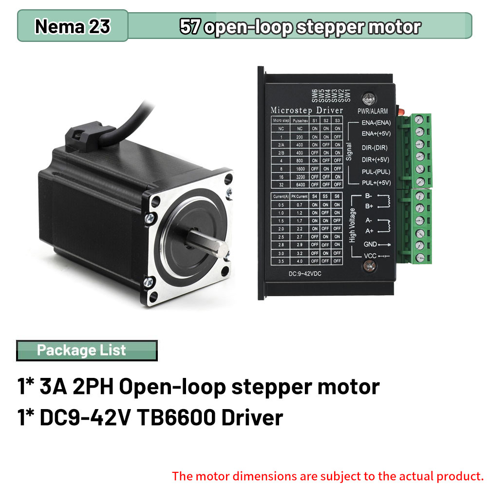 Kit Motor Stepper Nema23 57mm  - Nema 23 Closed Loop Stepper Motor Driver Kit ulasan dan harga
