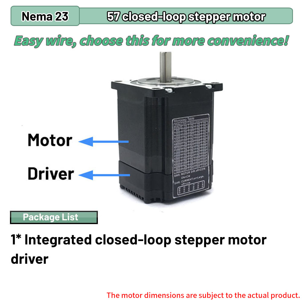Kit Motor Stepper Nema23 57mm  - Nema 23 Closed Loop Stepper Motor Driver Kit ulasan dan harga
